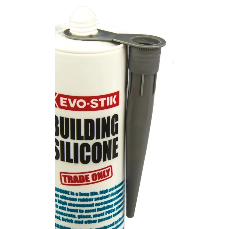 Evo-Stik Building Silicone Sealant Grey Paste Cartridge 310 ml 483224