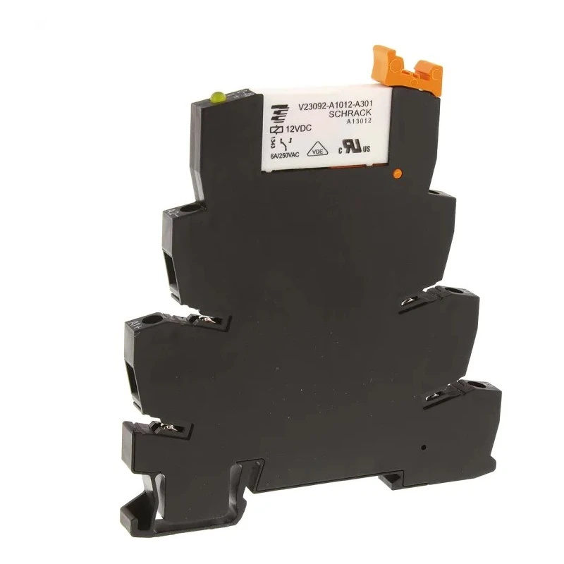 TE Connectivity SNR Series Interface Relay DIN Rail Mount 12V dc Coil 6A SPDT Contact ST3P3LB2 3-1416100-1