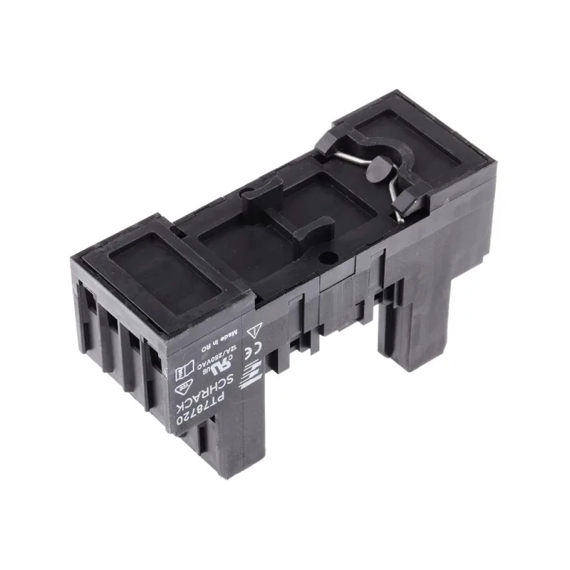 TE Connectivity 14 Way 240V AC DIN Rail PCB Solder Relay Socket PT78720 6-1415034-1