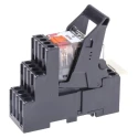 TE Connectivity DIN Rail Power Relay, 24V ac Coil, 12A Switching Current, DPDT PT2L7RC4 9-1415534-0
