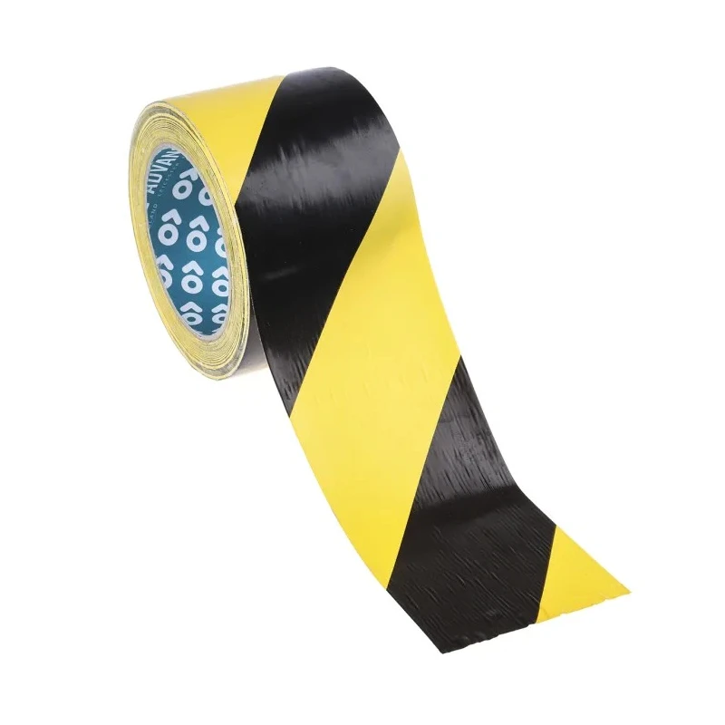 Advance Tapes Hazard Tape Yellow Black Polyvinyl Chloride 75mm Width 33m Length 0.14mm Thickness 511-4255