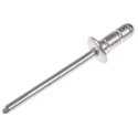 POP Aluminium Blind Rivet 4.8 mm Diameter, 11 mm Length, Plain Finish EBD608BS
