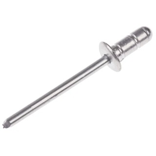 POP Aluminium Blind Rivet 4.8 mm Diameter, 11 mm Length, Plain Finish EBD608BS