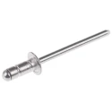 POP Aluminium Blind Rivet 4.8 mm Diameter, 11 mm Length, Plain Finish EBD608BS