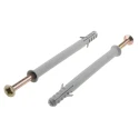 RS PRO Nylon Frame Fixing, Length 140 mm, Drill Diameter 10 mm 514-6583