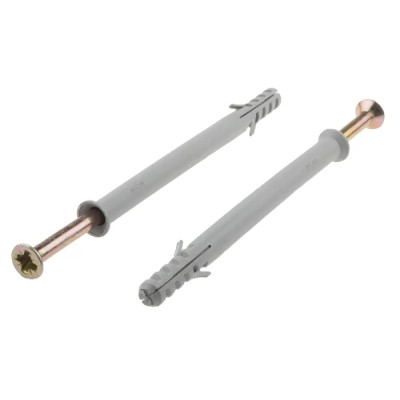 RS PRO Nylon Frame Fixing, Length 140 mm, Drill Diameter 10 mm 514-6583