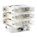Socomec 3-Pole Fuse Switch Disconnector 10 A Fuse Current, 100 A Switching Current, DIN Rail Mount IP65 3841 3010