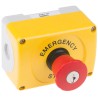 ABB Key Release Emergency Stop Push Button, Surface Mount, 1 NC, IP66 1TVC101000P3206