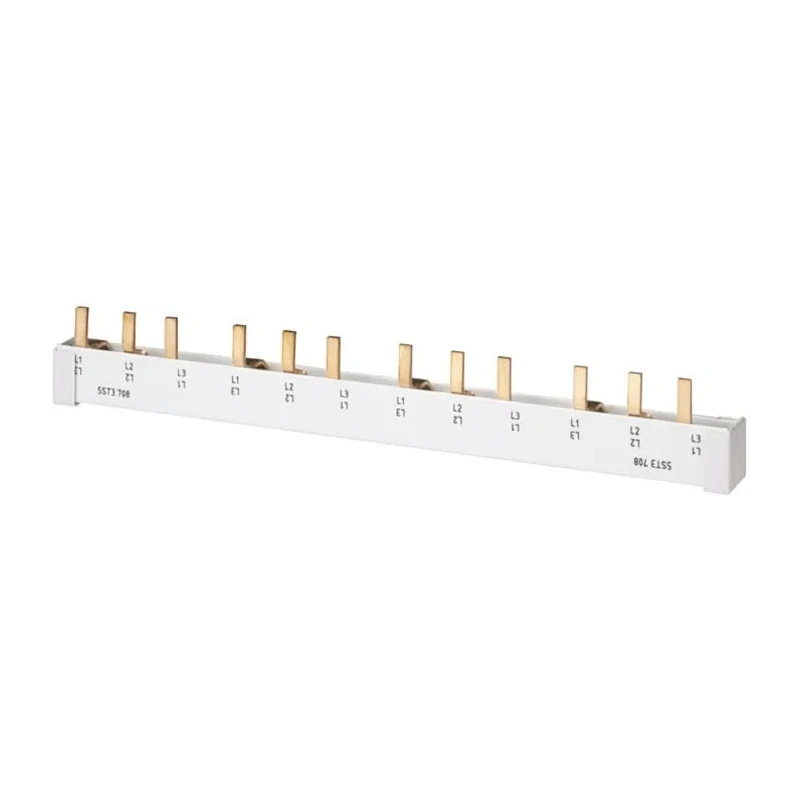 Siemens Copper SENTRON 3 Phase 63A Busbar, Rated Operational Voltage 400 V ac, 18 mm Pitch 5ST3740