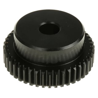 RS PRO Steel 44 Teeth Spur Gear, 1 Module, 10mm Bore, 44 mm Pitch Diameter, 35 mm Hub Diameter 521-6345