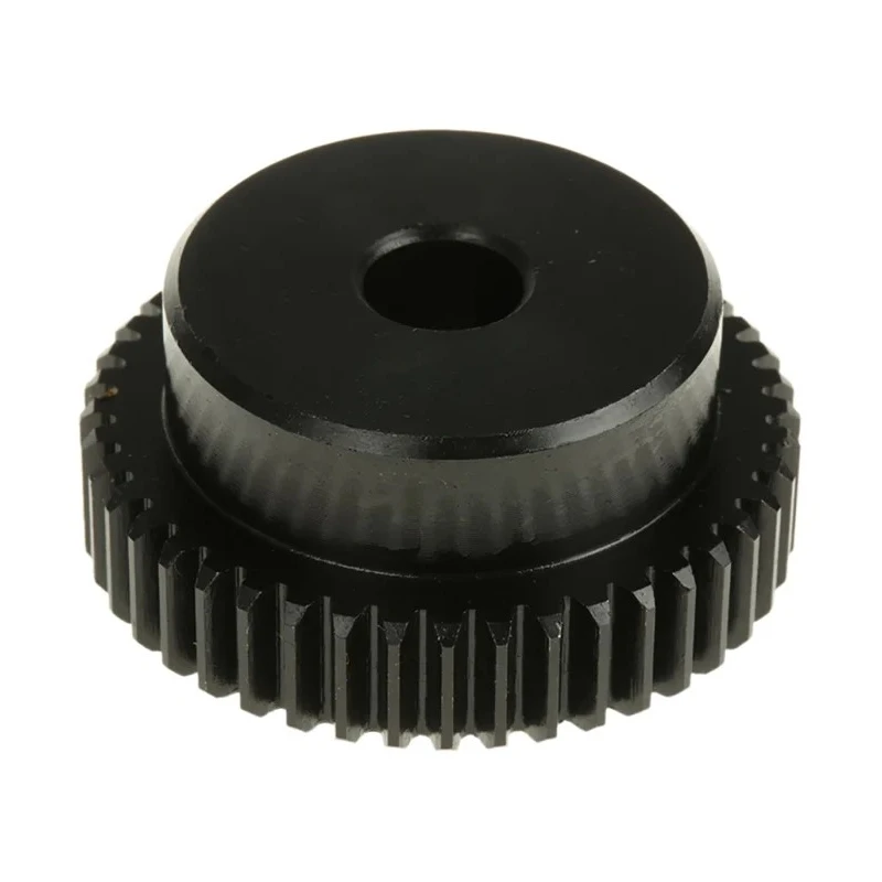 RS PRO Steel 44 Teeth Spur Gear, 1 Module, 10mm Bore, 44 mm Pitch Diameter, 35 mm Hub Diameter 521-6345