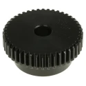 RS PRO Steel 44 Teeth Spur Gear, 1 Module, 10mm Bore, 44 mm Pitch Diameter, 35 mm Hub Diameter 521-6345