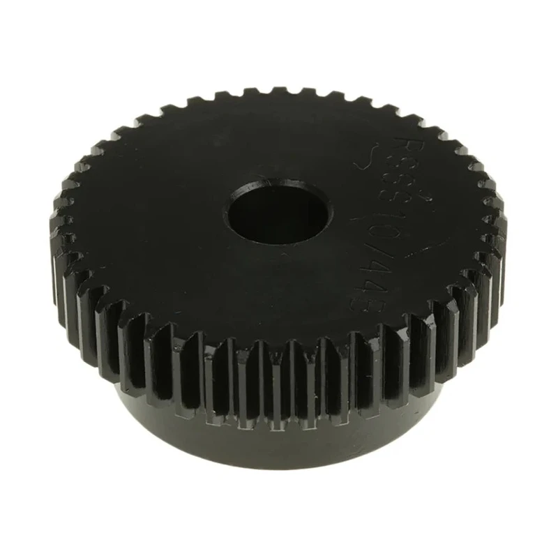 RS PRO Steel 44 Teeth Spur Gear, 1 Module, 10mm Bore, 44 mm Pitch Diameter, 35 mm Hub Diameter 521-6345