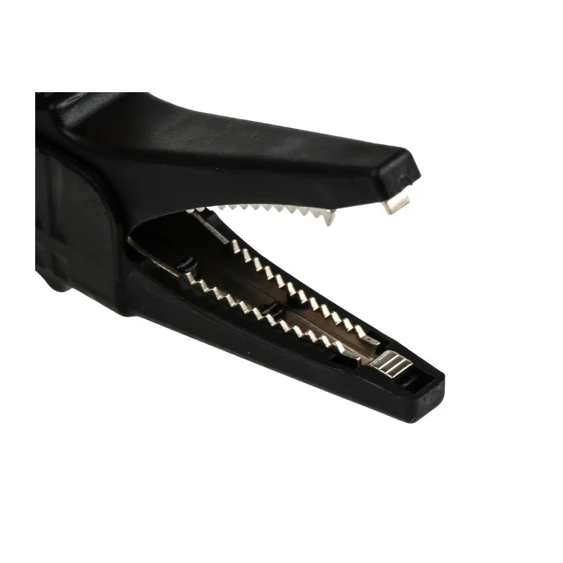 Staubli Black and Red Insulated Crocodile Clip, Brass Contact, 32A Current, 20mm Jaw Opening 99.00077