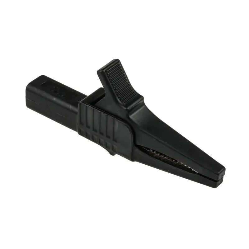 Staubli Black and Red Insulated Crocodile Clip, Brass Contact, 32A Current, 20mm Jaw Opening 99.00077