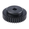 RS PRO Steel 40 Teeth Spur Gear 2 Module 15mm Bore 80 mm Pitch Diameter 55 mm Hub Diameter 521-6654