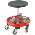 Bott 2 Tread Polyurethane Mobile Stool 0.475m Platform Height Red Black 88601003