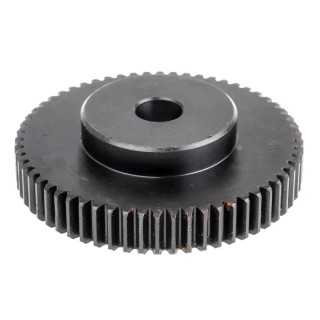 RS PRO Steel 60 Teeth Spur Gear, 1.5 Module, 15mm Bore, 90 mm Pitch Diameter, 50 mm Hub Diameter 521-6525
