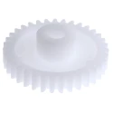 RS PRO Polyoxymethylene 35 Teeth Spur Gear, 1 Module, 6mm Bore, 35 mm Pitch Diameter, 14 mm Hub Diameter 521-7562