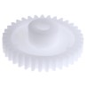 RS PRO Polyoxymethylene 35 Teeth Spur Gear, 1 Module, 6mm Bore, 35 mm Pitch Diameter, 14 mm Hub Diameter 521-7562