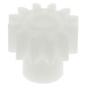 RS PRO Polyoxymethylene 12 Teeth Spur Gear, 1 Module, 4mm Bore, 12 mm Pitch Diameter, 8 mm Hub Diameter 521-7461