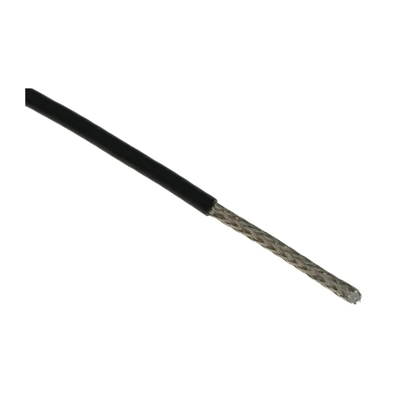 Belden RG179 Coaxial Cable 75 Ω, Black, Unterminated, 100 m Length, 30 AWG, Silver Plated Copper Clad Steel MRG1791.00100