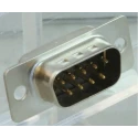JAE 9 Way Straight Cable D-Sub Connector Male DE-9PF-N