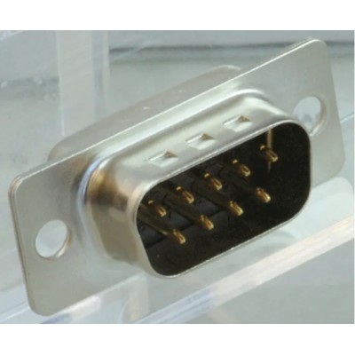 JAE 9 Way Straight Cable D-Sub Connector Male DE-9PF-N