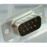JAE 9 Way Straight Cable D-Sub Connector Male DE-9PF-N