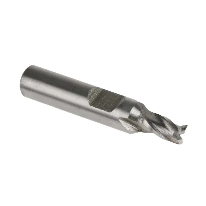 RS PRO End Mill, 4 mm Cutter Diameter, Cobalt High Speed Steel, 6 mm Flat Shank, 6.5 mm Cut Length, 32.5 mm Overall 523-0492