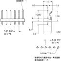Molex SPOX Series Straight Through Hole Pin Header 2 Contact 5.08 mm Pitch 1 Row Unshrouded 5281-02A