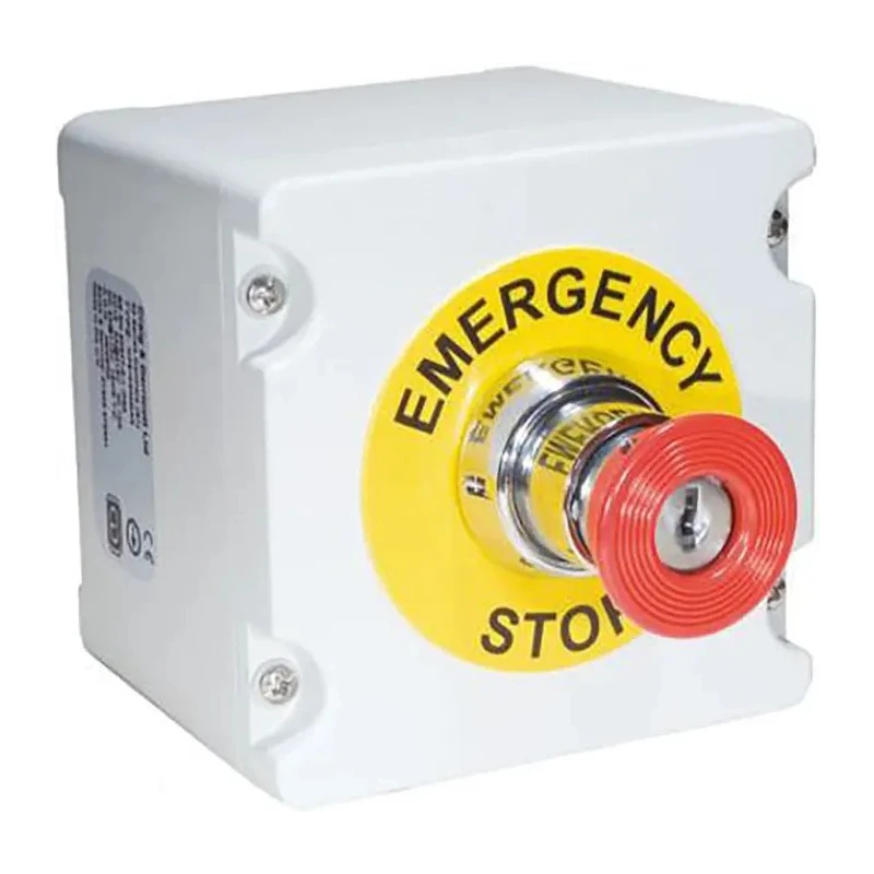 Craig & Derricott EMSH Series Key Release Emergency Stop Push Button, Surface Mount, SPDT, IP65 EMSH/K/MG/CO