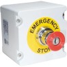 Craig & Derricott EMSH Series Key Release Emergency Stop Push Button, Surface Mount, SPDT, IP65 EMSH/K/MG/CO