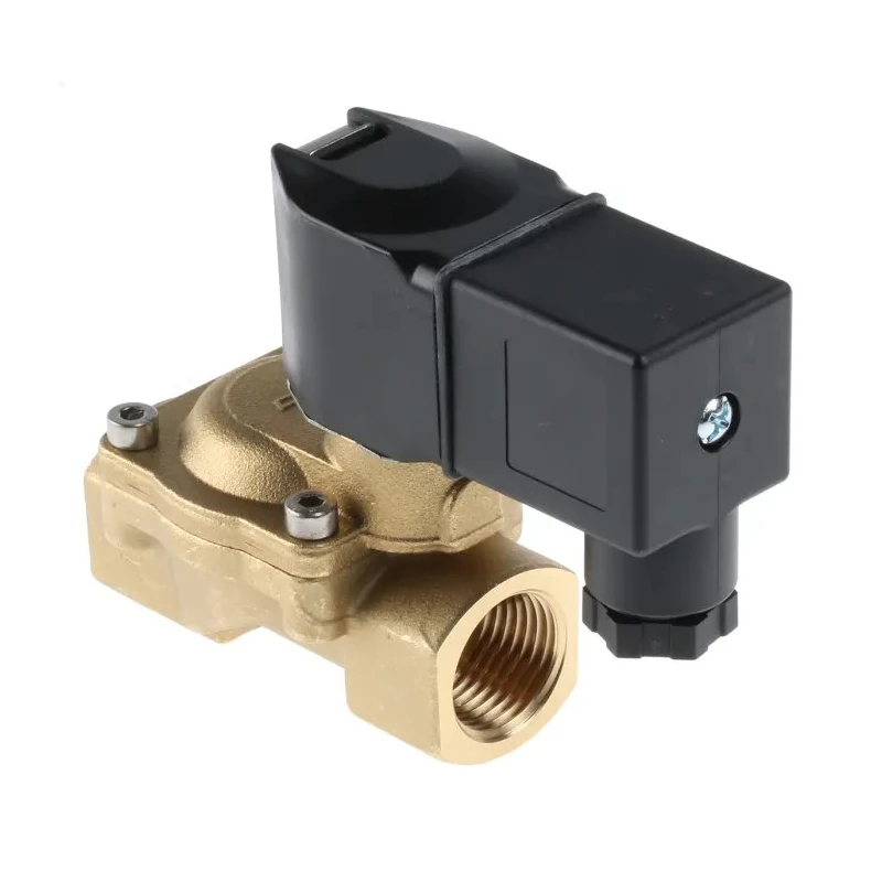 Buschjost Solenoid Valve 2 Port NC Threaded Brass Body G 1/2, 24V DC 8240200.9101.02400