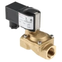 Buschjost Solenoid Valve 2 Port NC Threaded Brass Body G 1/2, 24V DC 8240200.9101.02400