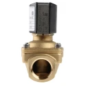 Buschjost Solenoid Valve 2 Port NC Threaded Brass Body G 1/2, 24V DC 8240200.9101.02400