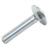 RS PRO Bright Zinc Steel Metric M10 x 100 mm Coach Bolt 512-0991
