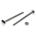 RS PRO Bright Zinc Steel Coach Bolt M10 x 100 mm Square Neck Metric Thread Grade 4.8 512-1039