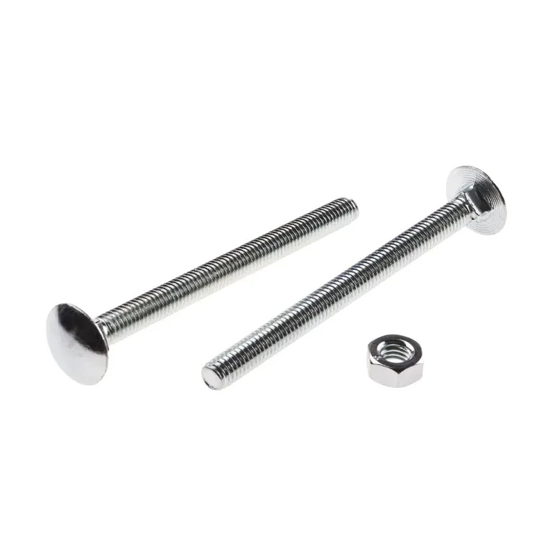 RS PRO Bright Zinc Steel Coach Bolt M10 x 100 mm Square Neck Metric Thread Grade 4.8 512-1039