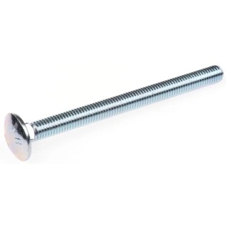 RS PRO Bright Zinc Steel Coach Bolt M10 x 100 mm, Metric Thread, Grade 4.8, Square Neck, DIN 603/DIN 555 512-1102