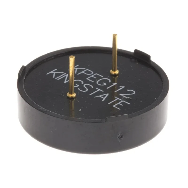 Kingstate 92 dB Through Hole Continuous External 7.3 mm Piezo Buzzer Component 30 V AC KPEG112
