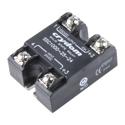 Crydom Solid State Relay SSC1000-25-24, 25 A Load Current, 1000 V Load Voltage, Panel Mount, 28 V Control