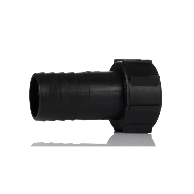 RS PRO Hose Connector 2 in ID Hosetail Outlet Polypropylene Body Black 10 Bar Pressure IBF/200HT-PG