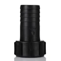 RS PRO Hose Connector 2 in ID Hosetail Outlet Polypropylene Body Black 10 Bar Pressure IBF/200HT-PG