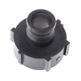 RS PRO Hose Connector 1 in ID, Polypropylene Body, Black, Maximum Operating Pressure 10 bar 100A-DIN-PG