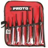 Stanley 7-Piece Pin Punch Set, Steel S2, 3.18mm Shank, Black-Oxide Finish 47A