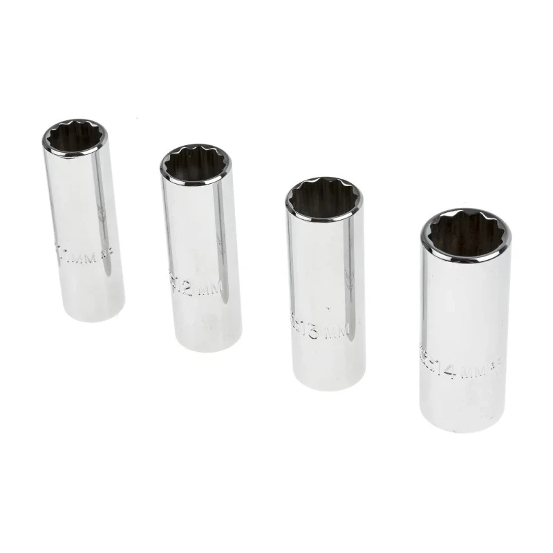 Stanley 11-Piece 1/4 in Hexagon Chrome Finish Alloy Steel Socket Set 47203