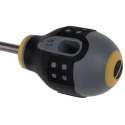 Bahco Screwdriver, Stubby Type, Insulated Bi-Material Handle, 45 mm Blade Length, 103 mm Overall Length, Ergonomic BE-8450