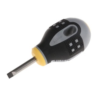Bahco Stubby Insulated Screwdriver 25 mm Blade, 83 mm Overall Length BE-8350
