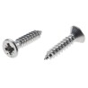 RS PRO Stainless Steel Countersunk Head Self-Tapping Screw 19 mm Thread Size 8 Pozidriv DIN 7982C 522-1369